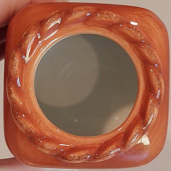 Artimino Earthenware Tuscan Countryside Vintage Terracotta Creamer & Sugar Set - Picture 15 of 16